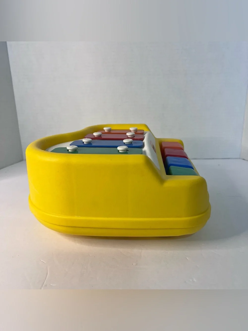 LITTLE TIKES Piano Xylophone Tap a Tune Yellow Toddler Musical BABY Toy VINTAGE
